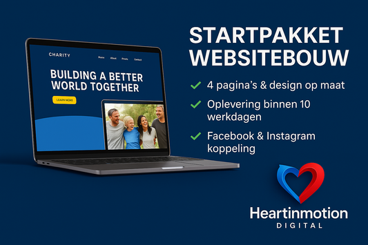Startpakket Websitebouw & Design op maat