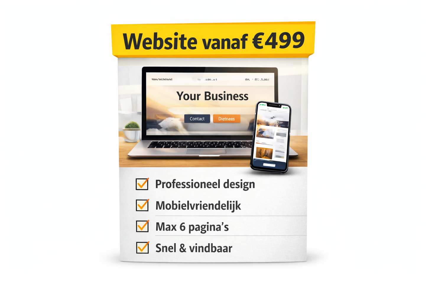 Websitebouw & Design op maat
